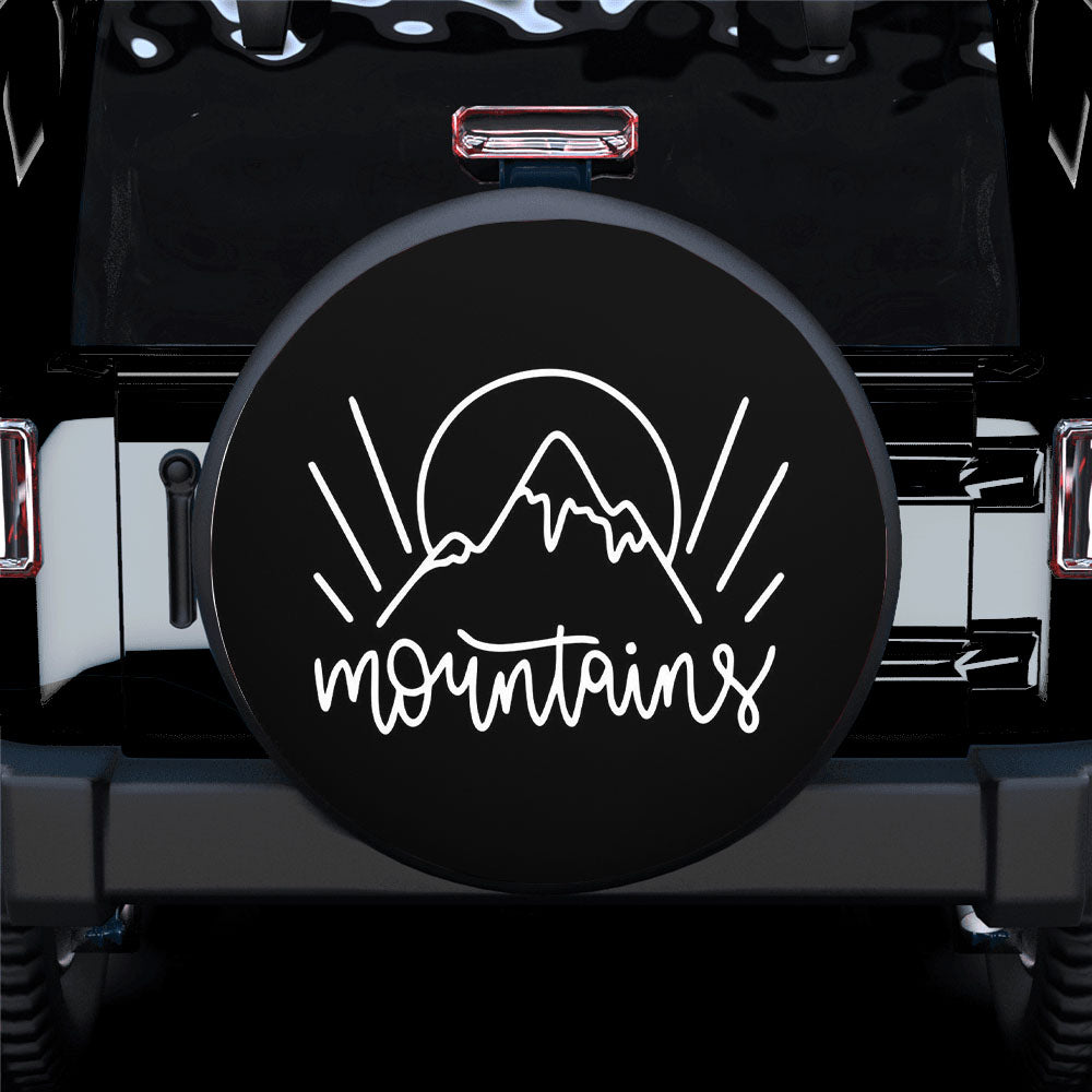Mountains are Calling Spare Tire Cover