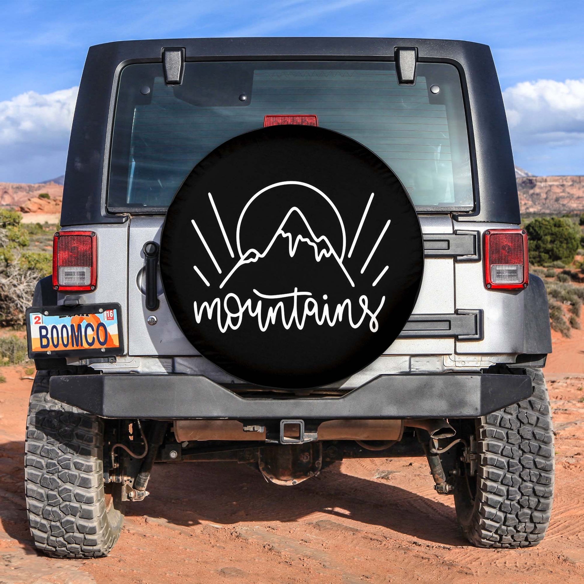 Mountains are Calling Spare Tire Cover