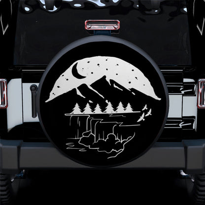 Moutains Are Calling Camping Truck Car Spare Tire Cover