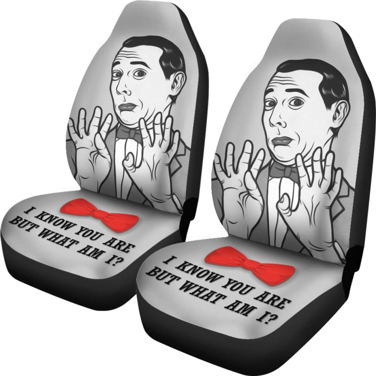 Movie Wee Pee Herman Car Seat Covers Amazing Gift Ideas Universal Fit 173905