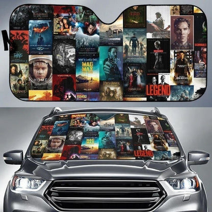 Movies Poster Auto Sun Shade Universal Fit 174503