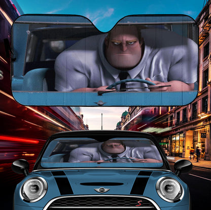 Mr Incredible Small Car Car Auto Sunshades