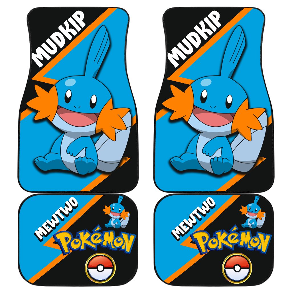 Mudkip Car Floor Mats Custom Anime Car Interior Accessories