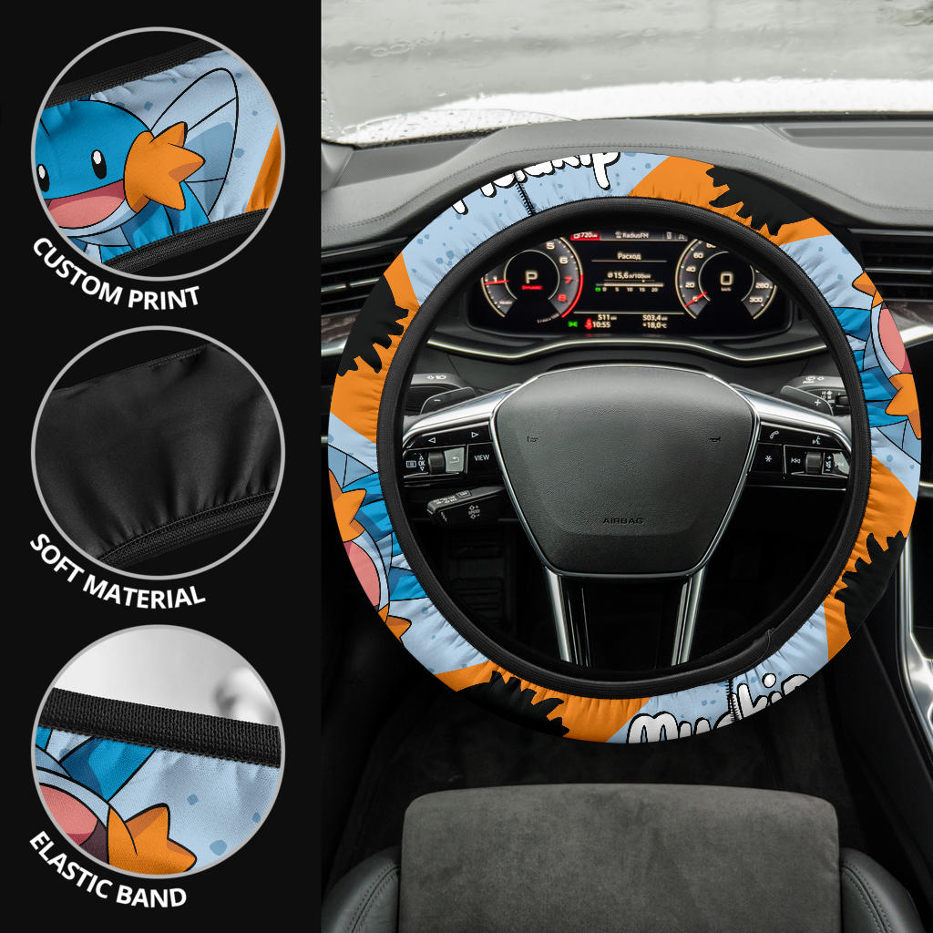 Mudkip Steering Wheel Cover
