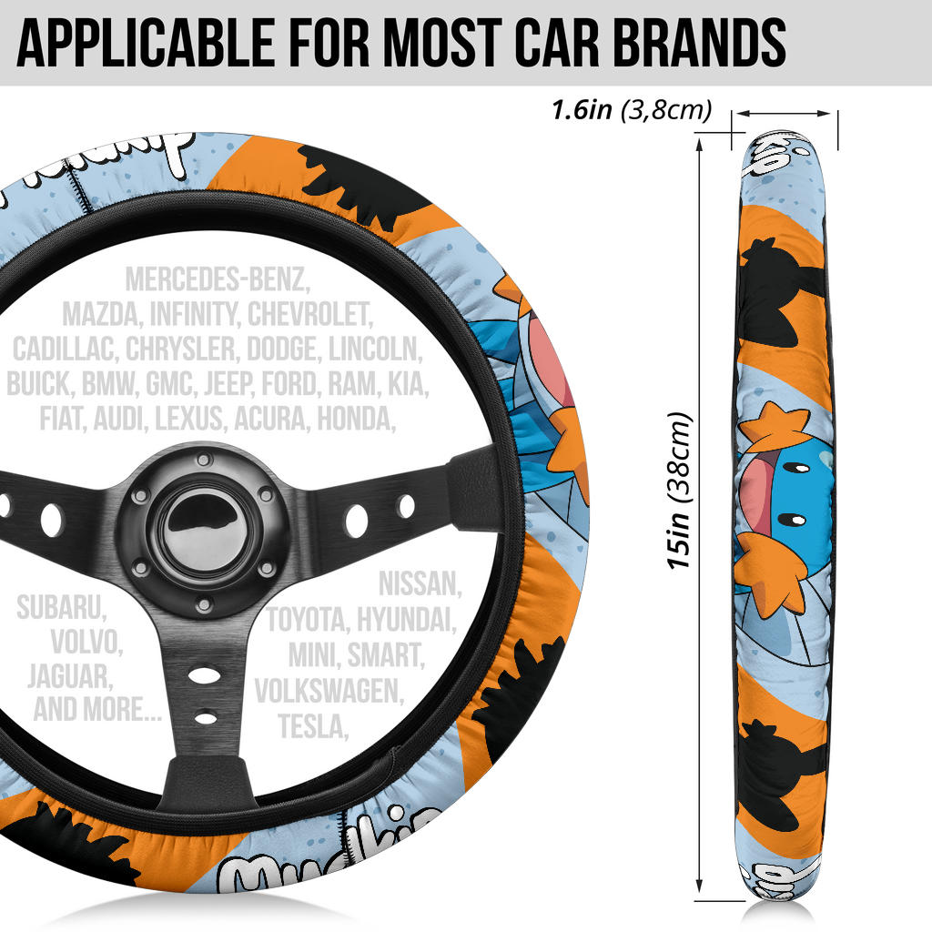 Mudkip Steering Wheel Cover