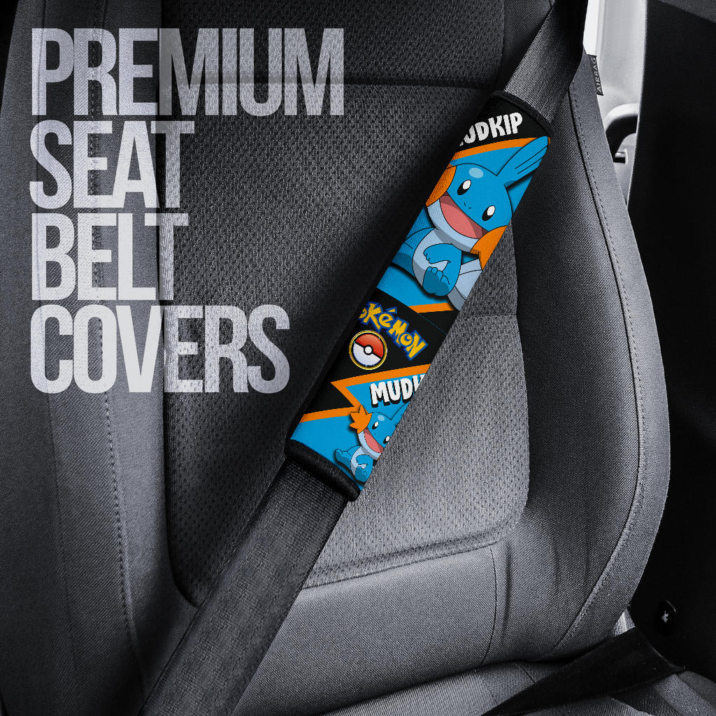 Mudkip car seat belt covers Anime Custom Car Accessories