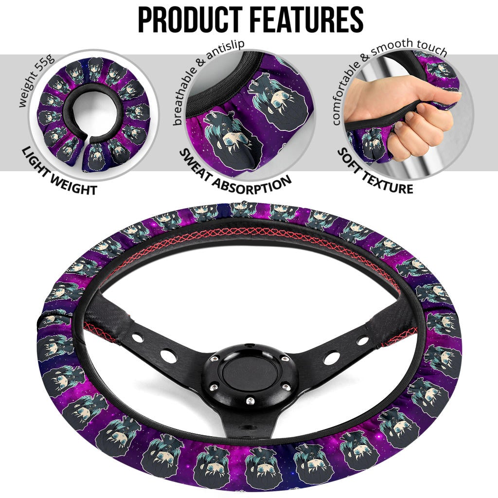 Muichiro Tokito Demon Slayer Anime Premium Custom Car Steering Wheel Cover 1