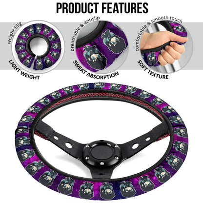 Muichiro Tokito Demon Slayer Anime Premium Custom Car Steering Wheel Cover 1