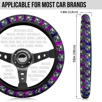 Muichiro Tokito Demon Slayer Anime Premium Custom Car Steering Wheel Cover 1
