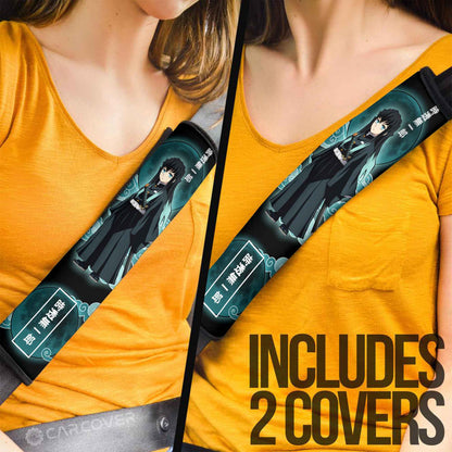 Muichirou Tokitou Seat Belt Covers Custom Demon Slayer Anime Car Interior Accessories
