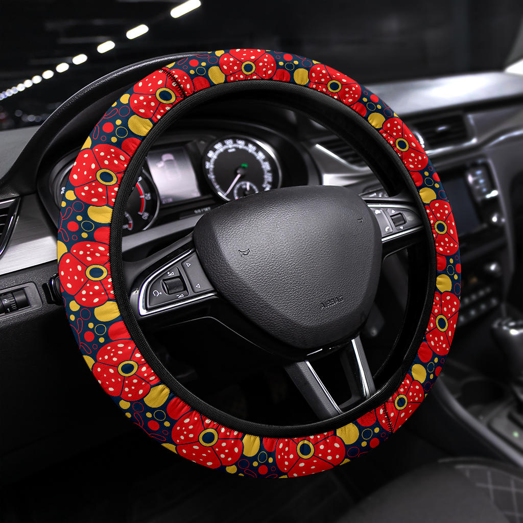 Mushroom Premium Car Steering Wheel Cover