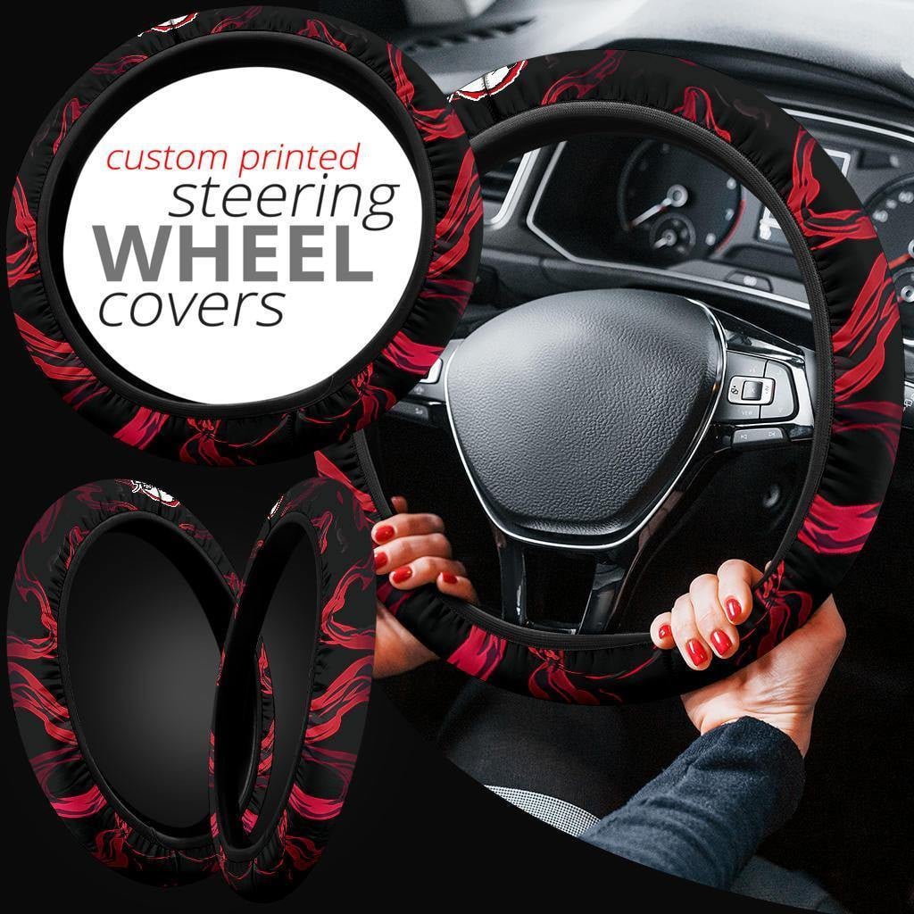 Muzan Kibutsuji Demon Slayers Car Accessorries Anime Steering Wheel Cover