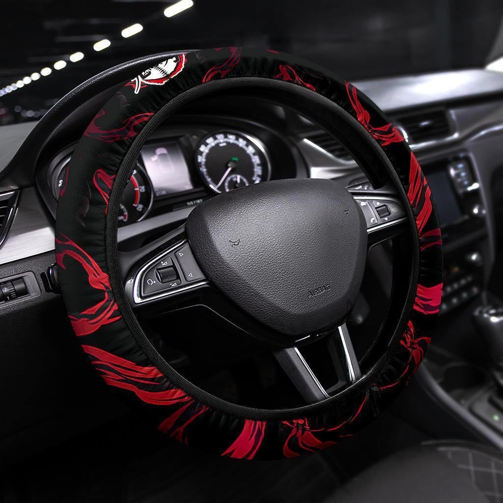 Muzan Kibutsuji Demon Slayers Car Accessorries Anime Steering Wheel Cover