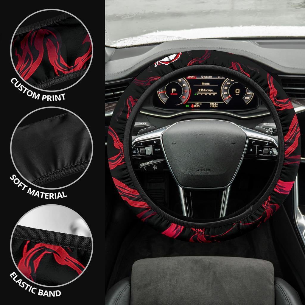 Muzan Kibutsuji Demon Slayers Car Accessorries Anime Steering Wheel Cover