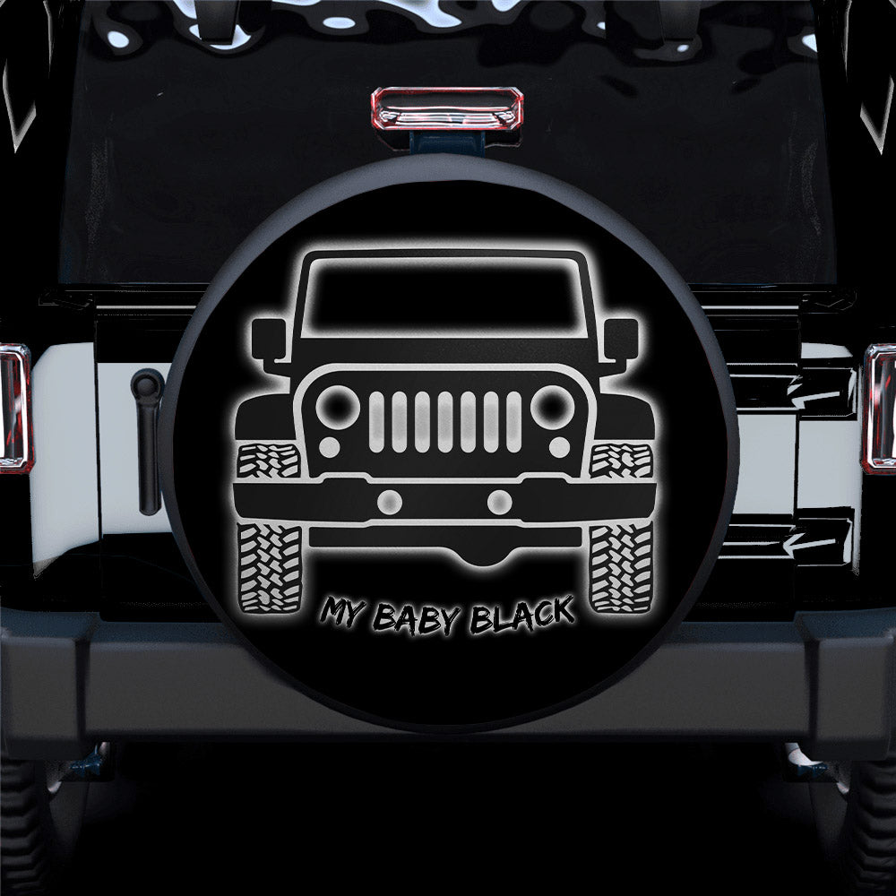 My Baby Black Jeep Car Spare Tire Cover