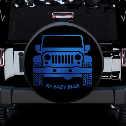 My Baby Blue Jeep Car Spare Tire Cover