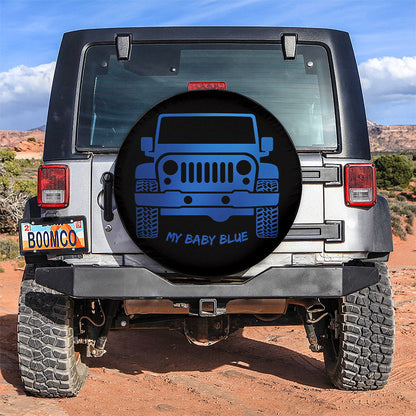 My Baby Blue Jeep Car Spare Tire Cover