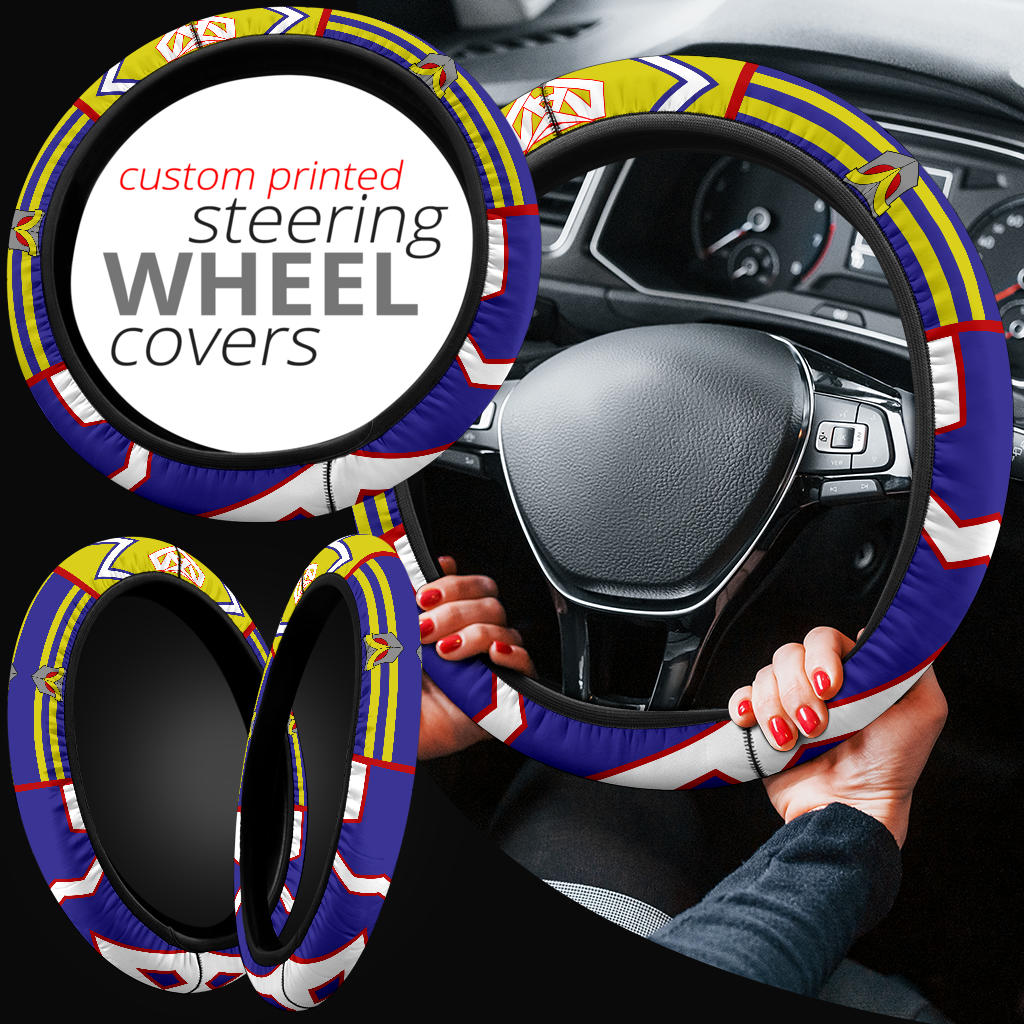 My Hero Academia All Might Car Steering Wheel Cover