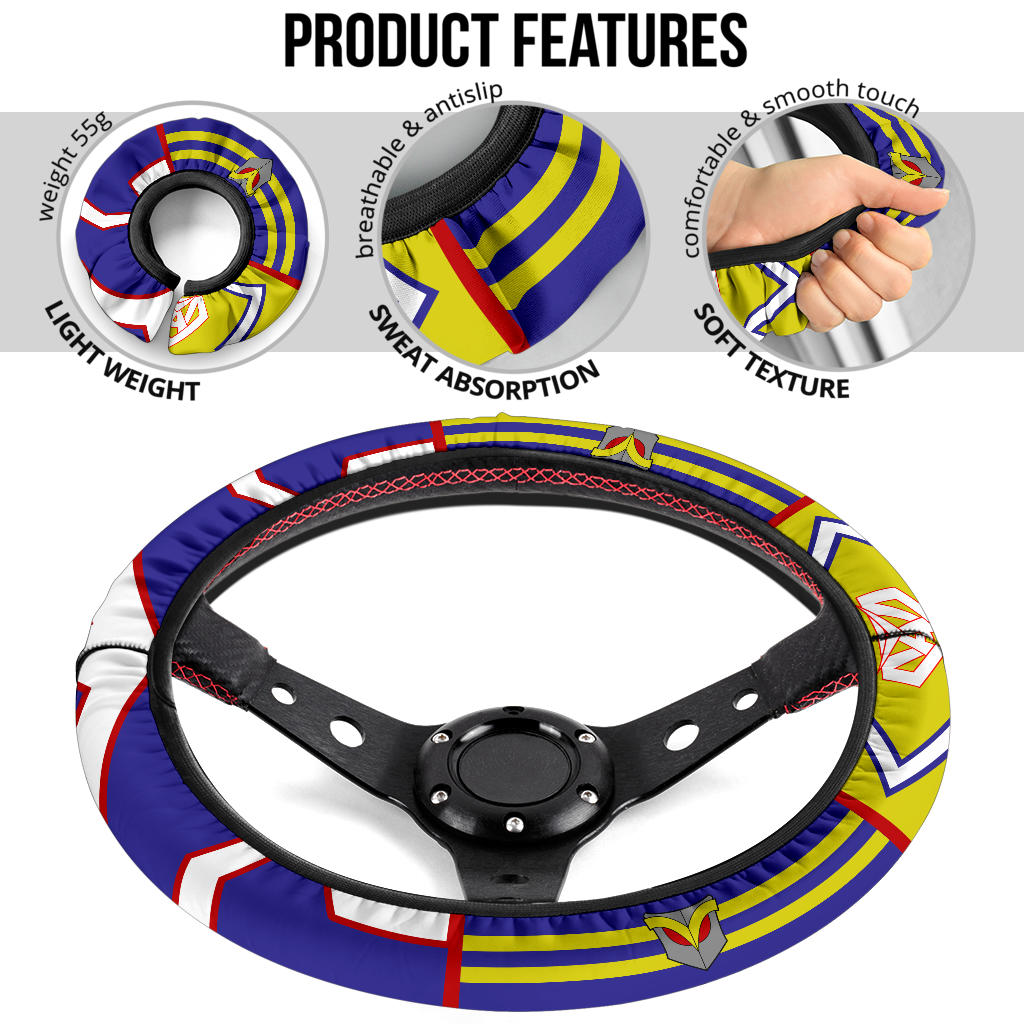 My Hero Academia All Might Car Steering Wheel Cover
