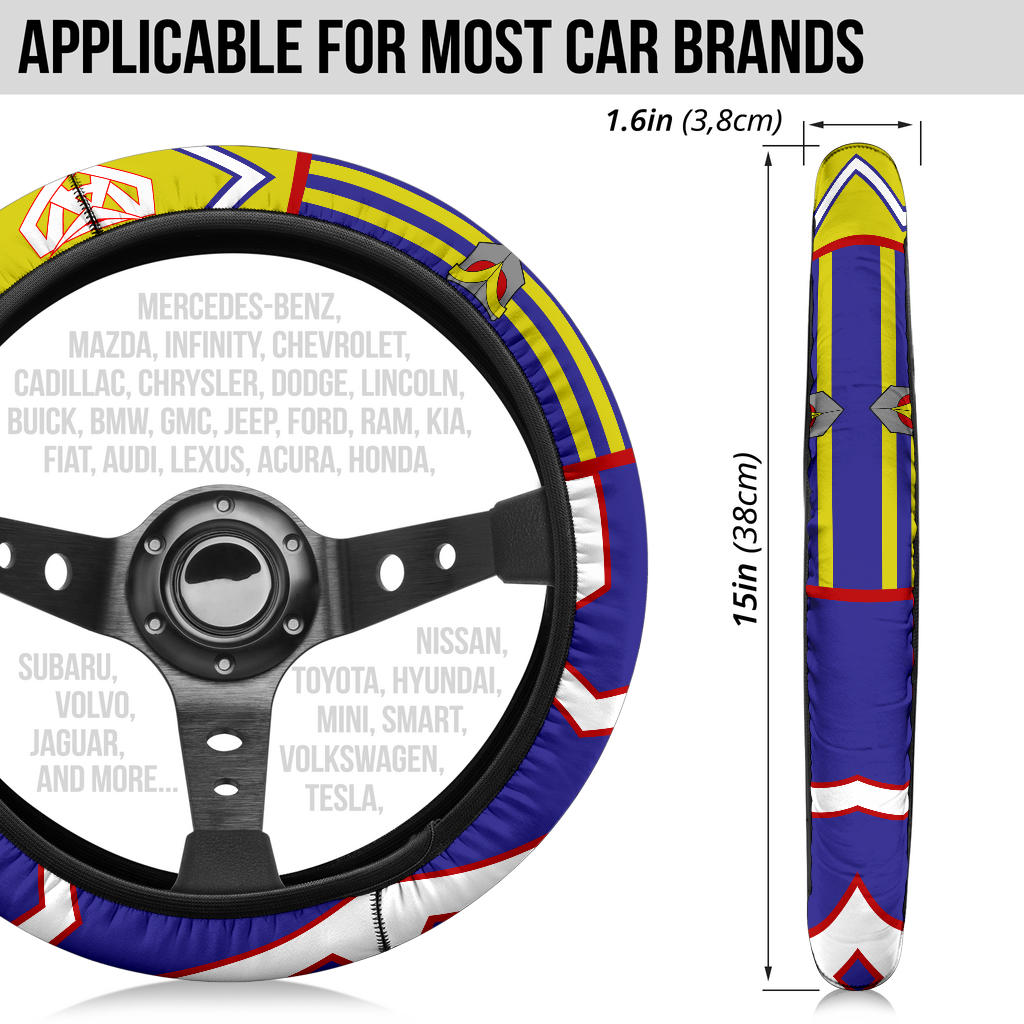 My Hero Academia All Might Car Steering Wheel Cover