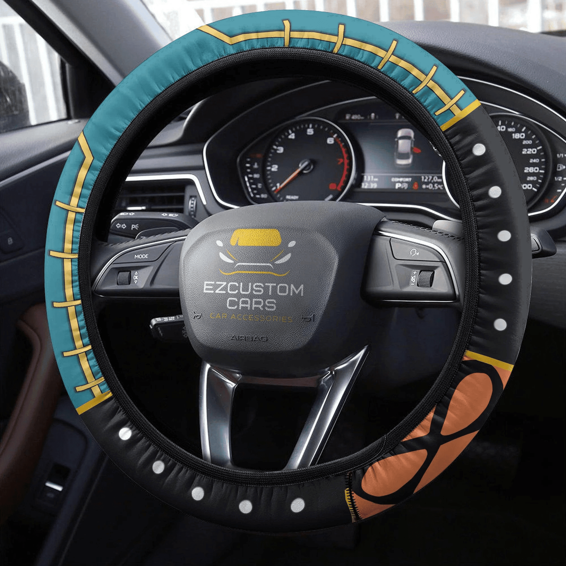 My Hero Academia Anime Steering Wheel Cover Custom Itsuka Kendo Anime Car Accessories