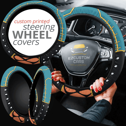 My Hero Academia Anime Steering Wheel Cover Custom Itsuka Kendo Anime Car Accessories
