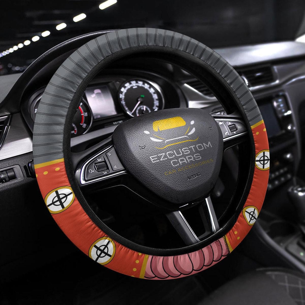 My Hero Academia Anime Steering Wheel Cover Custom Mei Hatsume Anime Car Accessories