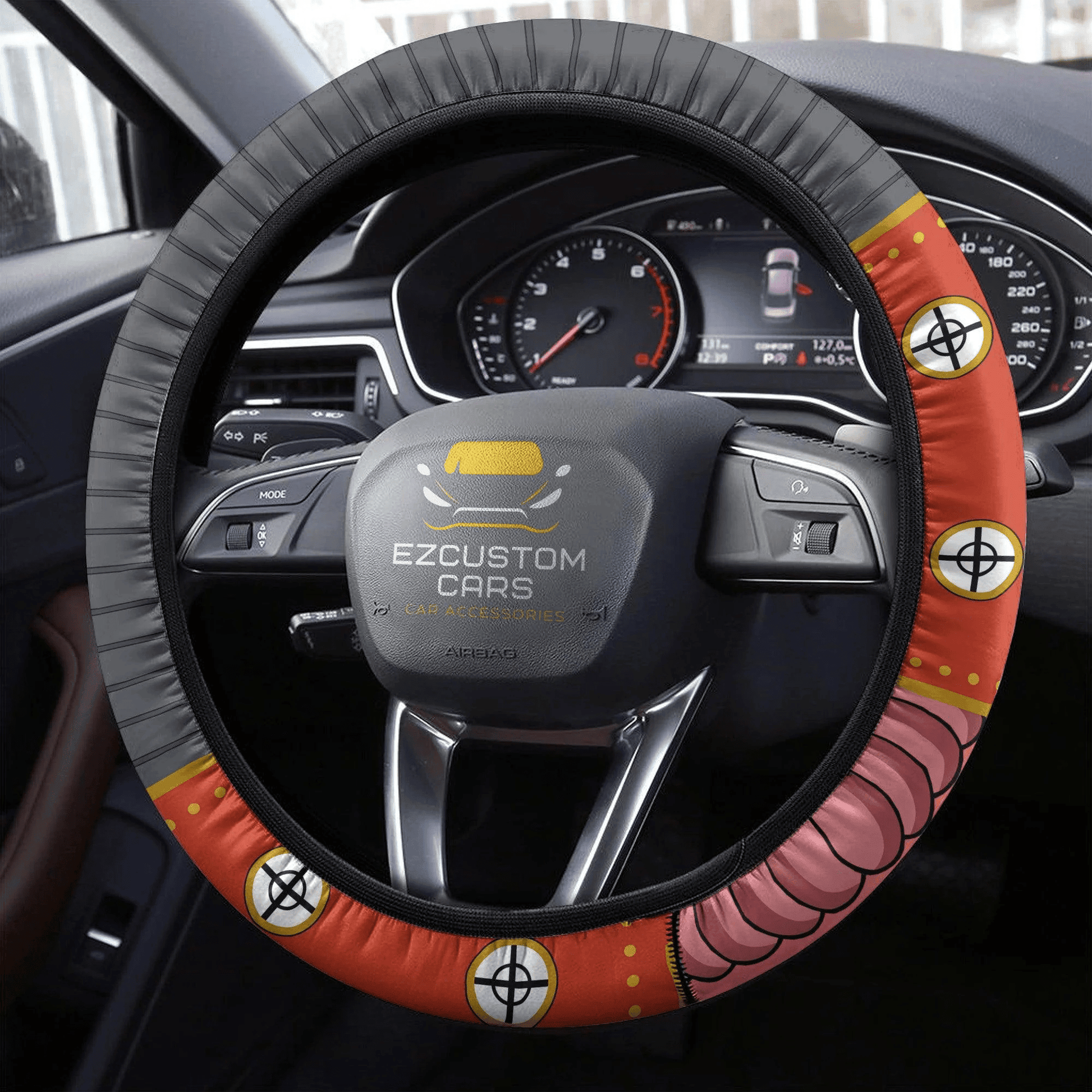 My Hero Academia Anime Steering Wheel Cover Custom Mei Hatsume Anime Car Accessories
