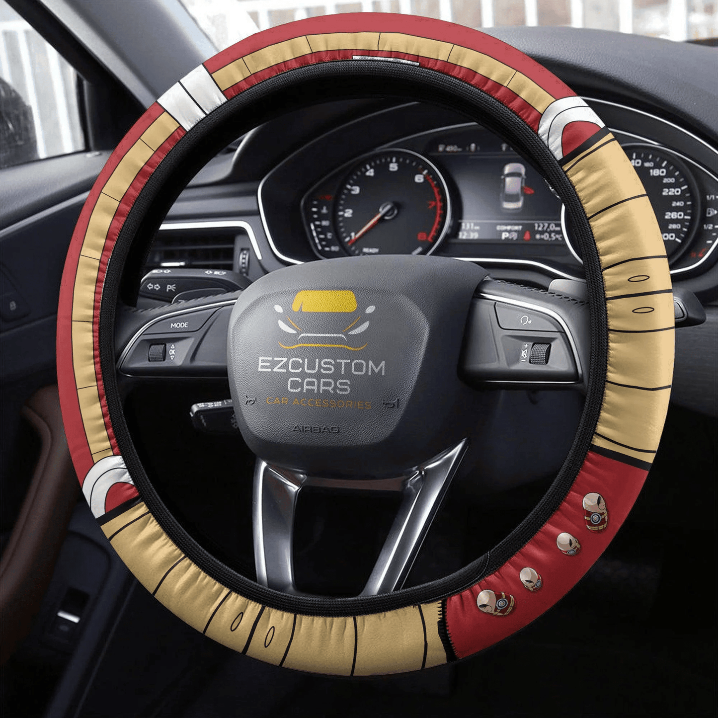 My Hero Academia Anime Steering Wheel Cover Custom Momo Yaoyorozu Anime Car Accessories