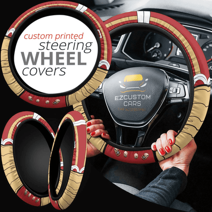 My Hero Academia Anime Steering Wheel Cover Custom Momo Yaoyorozu Anime Car Accessories