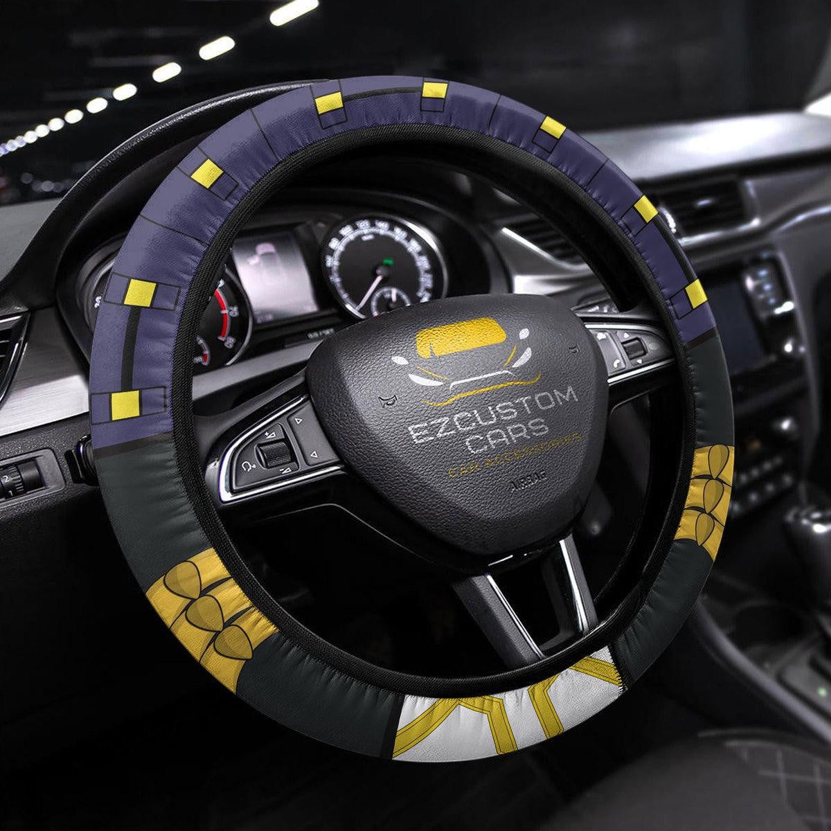 My Hero Academia Anime Steering Wheel Cover Custom Tamaki Amajiki Anime Car Accessories