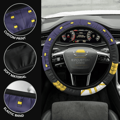 My Hero Academia Anime Steering Wheel Cover Custom Tamaki Amajiki Anime Car Accessories