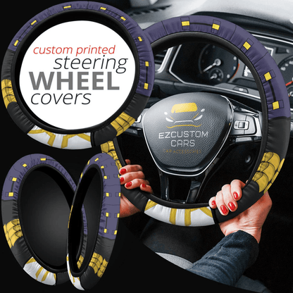 My Hero Academia Anime Steering Wheel Cover Custom Tamaki Amajiki Anime Car Accessories