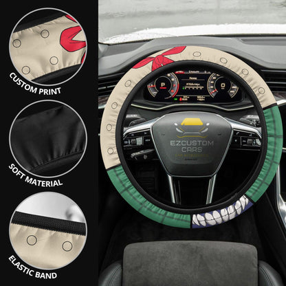 My Hero Academia Anime Steering Wheel Cover Custom Toga Himiko Anime Car Accessories