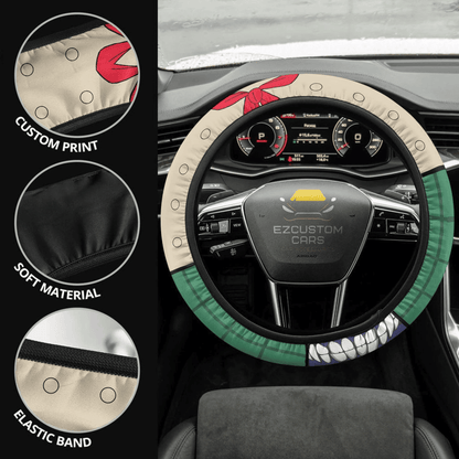My Hero Academia Anime Steering Wheel Cover Custom Toga Himiko Anime Car Accessories