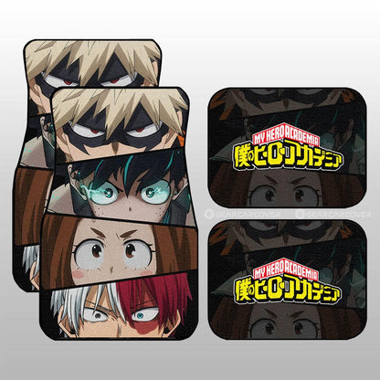 My Hero Academia Eyes Car Floor Mats Custom Anime Car Accessories