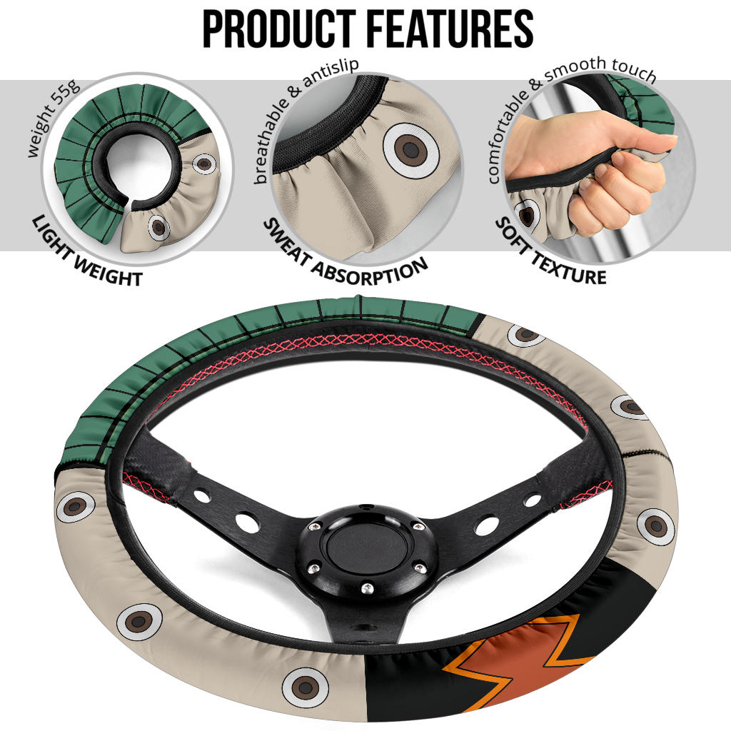 My Hero Academia Katsuki Bakugou Car Steering Wheel Cover