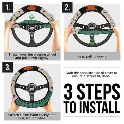 My Hero Academia Katsuki Bakugou Car Steering Wheel Cover