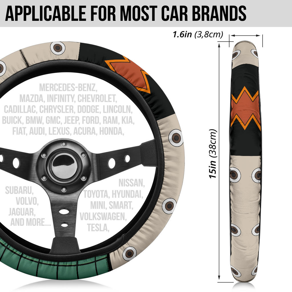 My Hero Academia Katsuki Bakugou Car Steering Wheel Cover