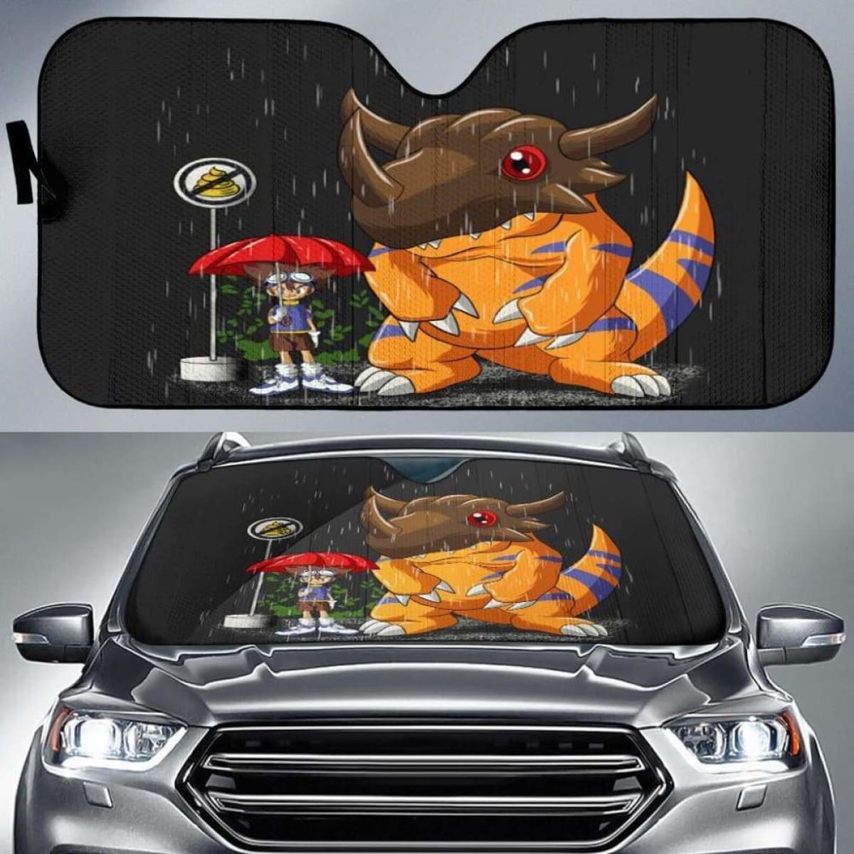 My Neighbor Digimon Auto Sun Shades 918b Universal Fit