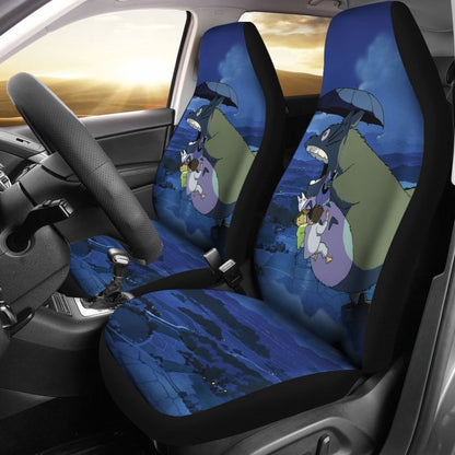 My Neighbor Totoro Flying Up Above Car Seat Covers Lt03 Universal Fit 225721