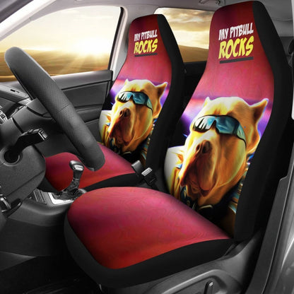 My Pitbull Rocks Car Seat Cover Universal Fit 225721
