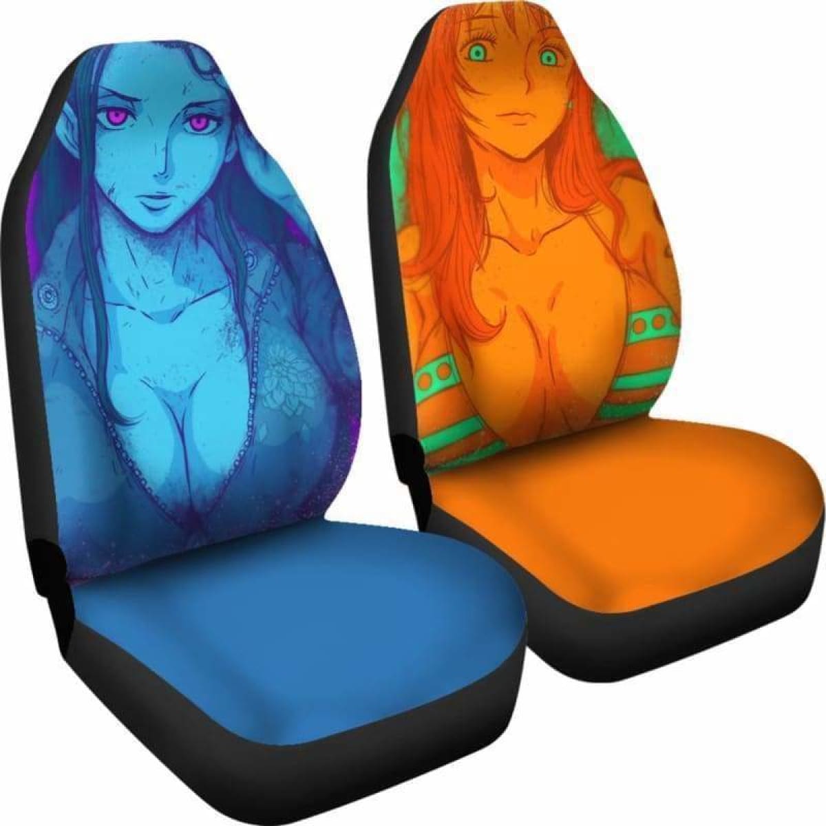 Nami Robin One Piece Car Seat Covers Universal Fit 051312