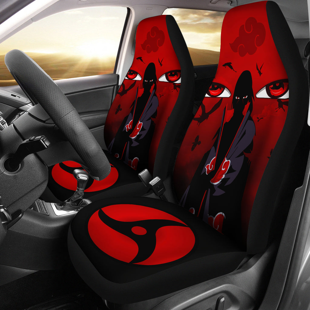 Naruto Anime Car Seat Covers Naruto Akatsuki Itachi Uchiha Car Accessories Ci011903