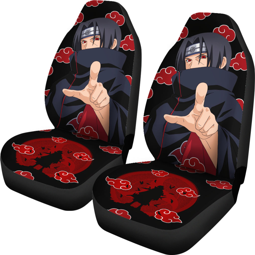 Naruto Anime Car Seat Covers Naruto Akatsuki Itachi Uchiha Car Accessories Ci011902