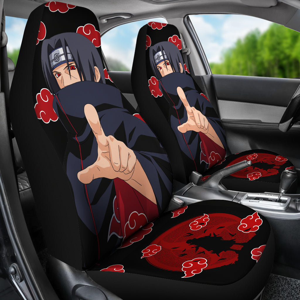 Naruto Anime Car Seat Covers Naruto Akatsuki Itachi Uchiha Car Accessories Ci011902