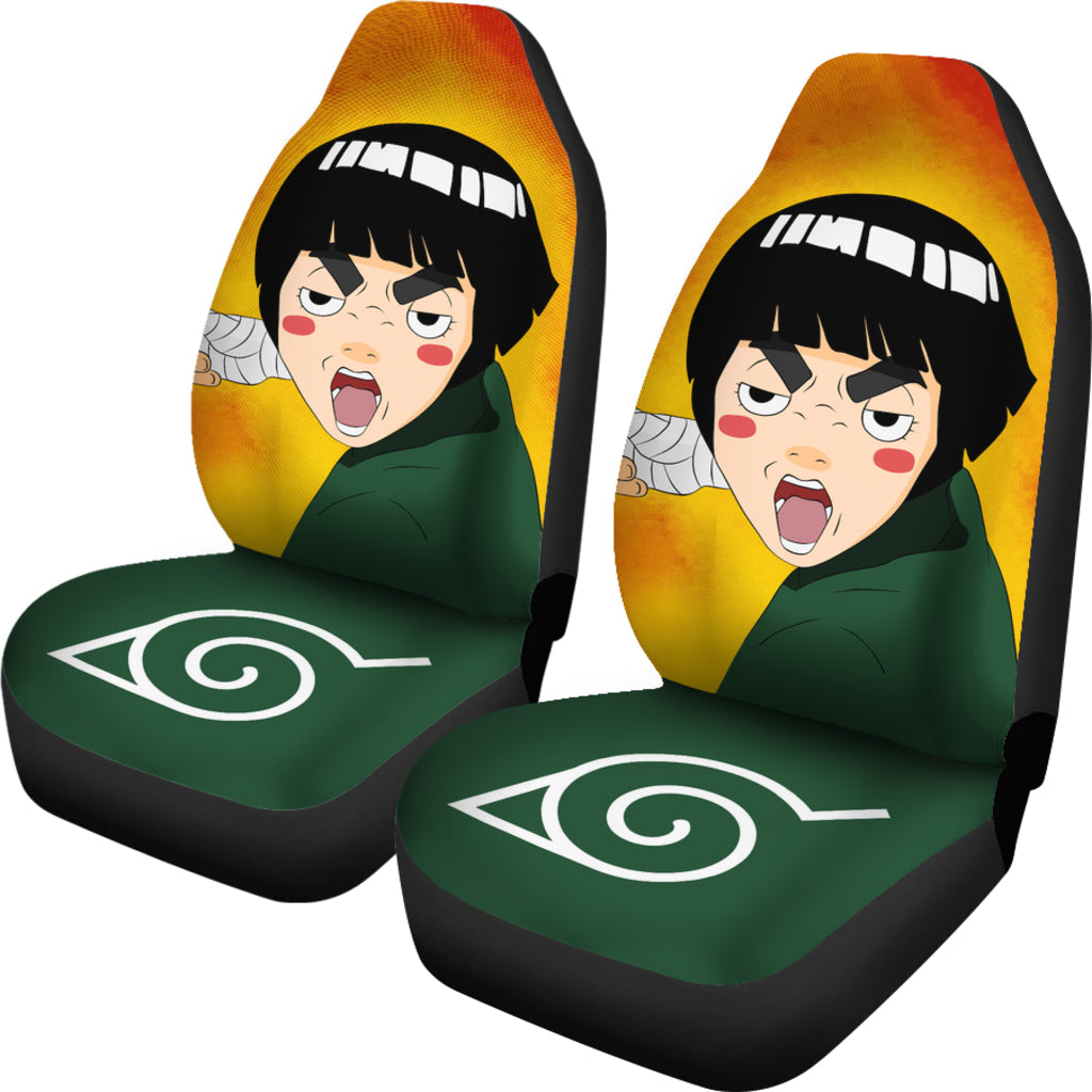 Naruto Anime Car Seat Covers Rock Lee Car Accessories Fan Gift Ci012405