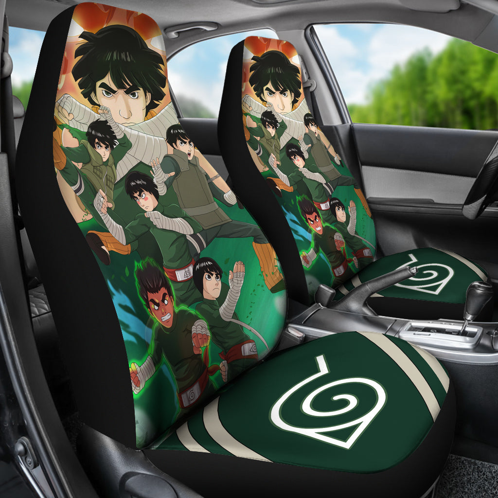Naruto Anime Car Seat Covers Rock Lee Car Acessories Fan Gift Ci012404