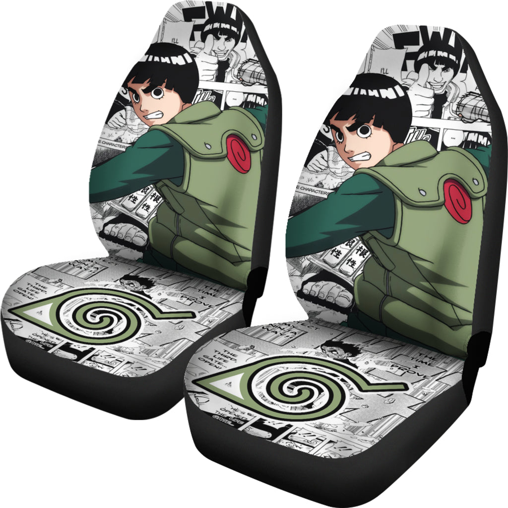 Naruto Anime Car Seat Covers Rock Lee Car Acessories Fan Gift Ci012403