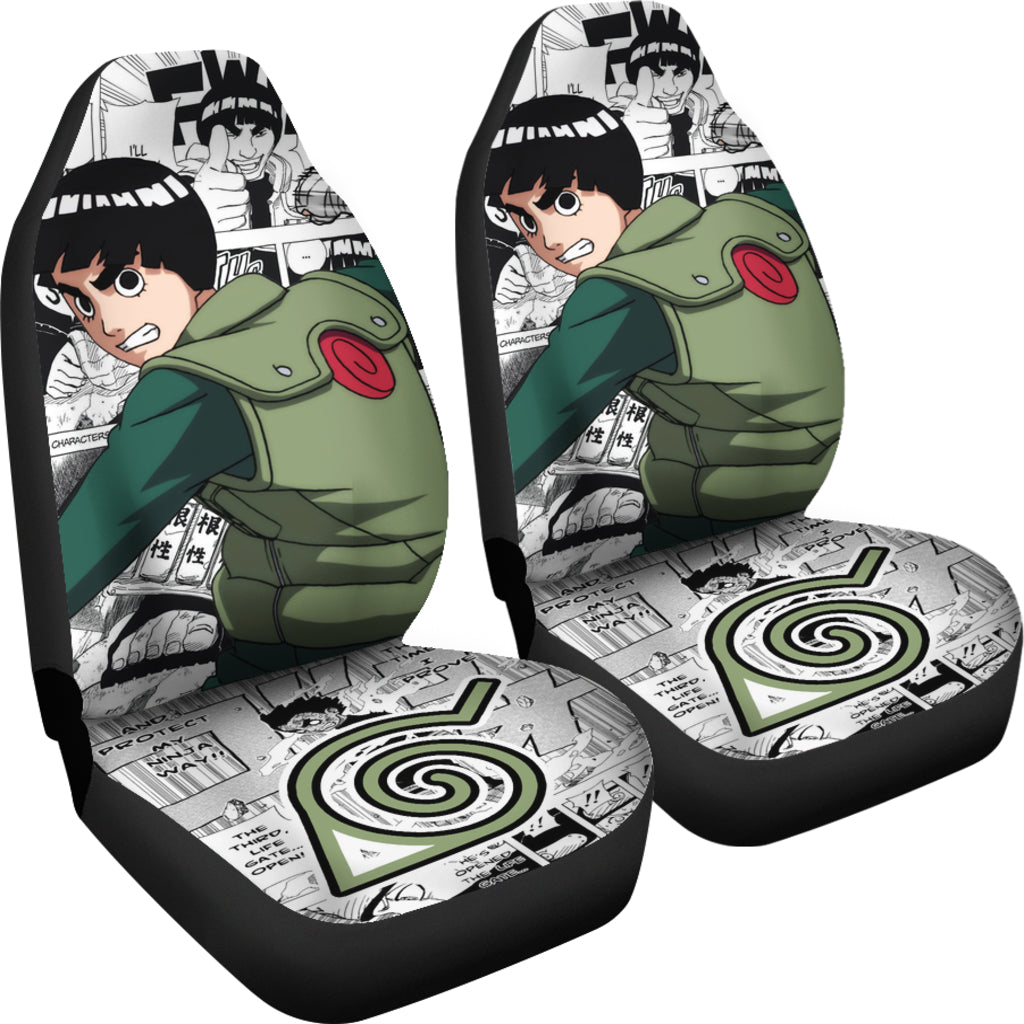 Naruto Anime Car Seat Covers Rock Lee Car Acessories Fan Gift Ci012403